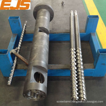 PE,PP,PVC processing extruder twin screw barrel